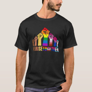 T-shirt Nous Sommes Ensemble Lgbtq Pride Justice sociale E