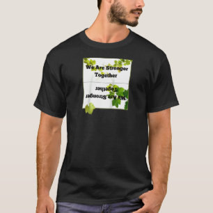 T-shirt Nous Sommes Forts Ensemble Raglan