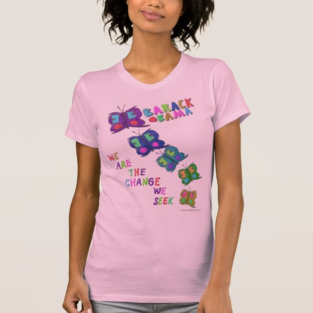 T-shirt nous sommes le changement que nous cherchons (Devant)