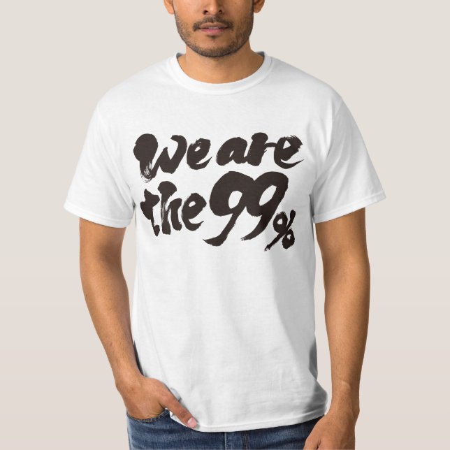 T-shirt Nous sommes les 99% (Devant)