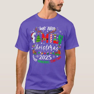 T-shirt Nous sommes Noël en famille 2025 Création de souve