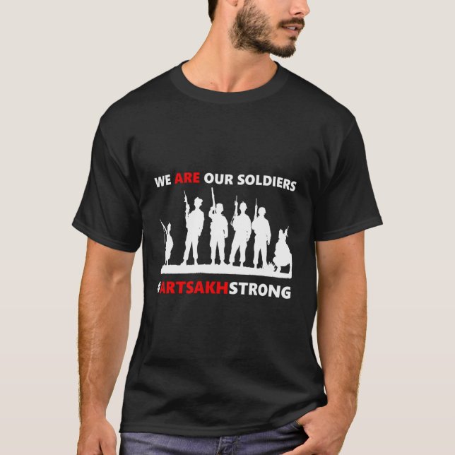 T-shirt Nous Sommes Nos Soldats (Devant)