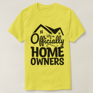 T-shirt Nous sommes officiellement propriétaires Cool Fami