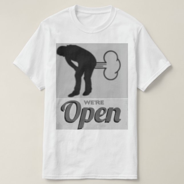 T-shirt Nous sommes ouverts (Design devant)