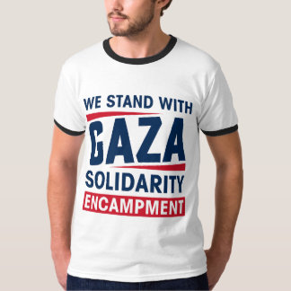 T-shirt Nous sommes solidaires de Gaza - Hommes
