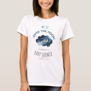 T-shirt Nous sommes sur la lune Baby shower maman-à-être