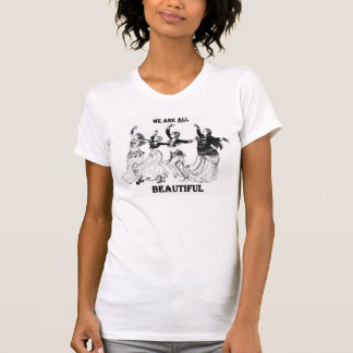 T-shirt Nous sommes tous beau réservoir de spaghetti