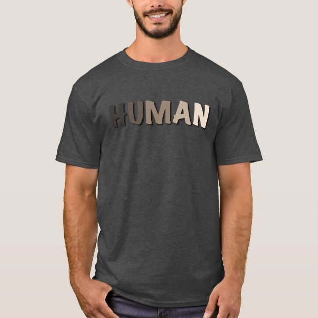 T-shirt Nous sommes tous humains (Devant)