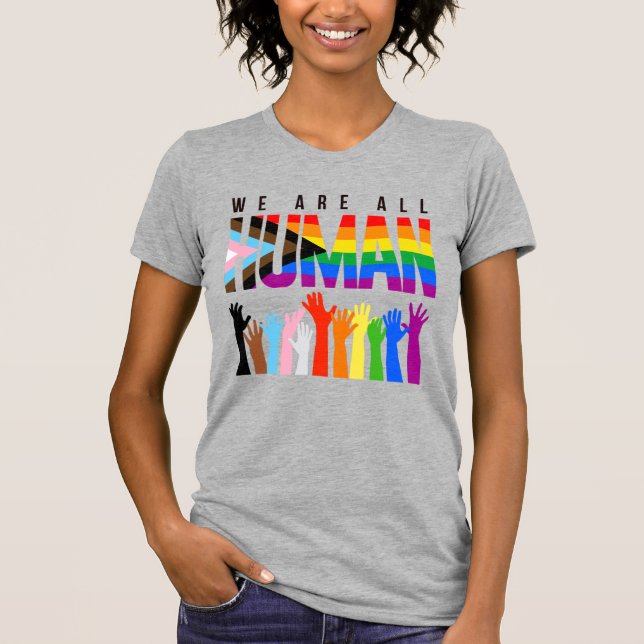 T-shirt Nous sommes tous humains (Devant)