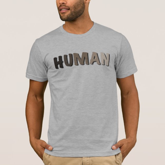 T-shirt Nous sommes tous humains (Devant)