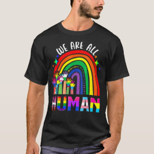 T-shirt Nous sommes tous Human Pride Ally Rainbow Lgbt Fla