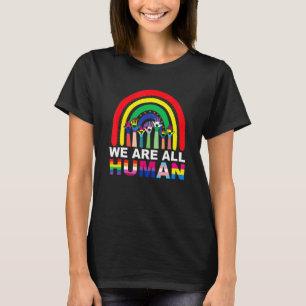 T-shirt Nous sommes tous Human Pride Ally Rainbow Lgbt Fla