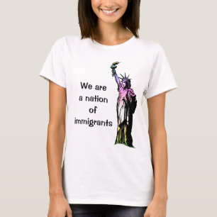 T-shirt Nous sommes une nation d'immigrés, le Chemin arc-