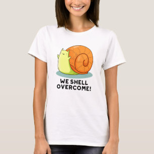 T-shirt Nous surmontons un drôle de jeu d'escargot positif
