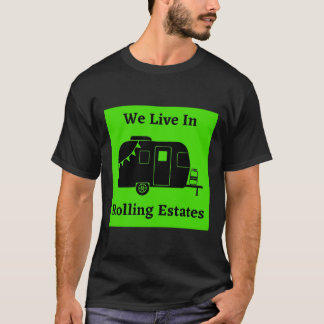 T-shirt Nous Vivons Dans Les Réseaux Rouillants - Petites 