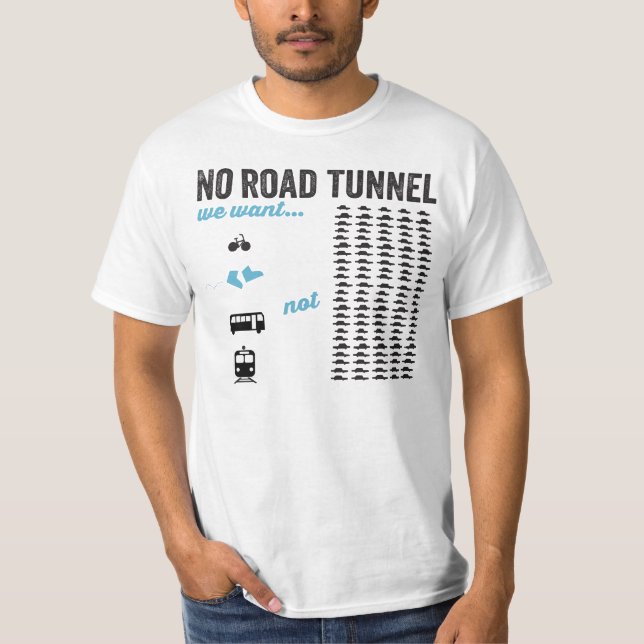T-shirt Nous voulons ceci pas ceci (Devant)