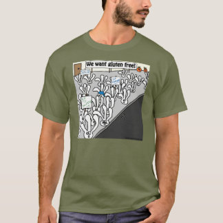 T-shirt Nous voulons le gluten libre !