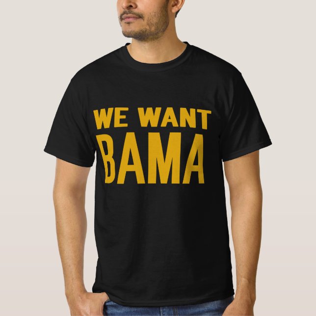 T-shirt Nous voulons une chemise Bama (Devant)
