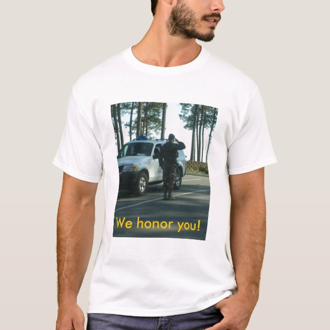 T-shirt Nous vous honorons (Devant)