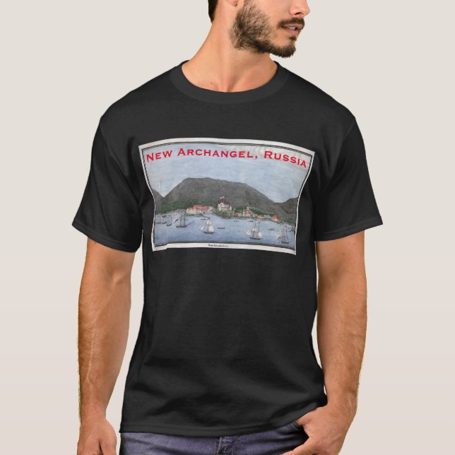 T-shirt Nouveau Archange, Russie peinture historique (Devant)