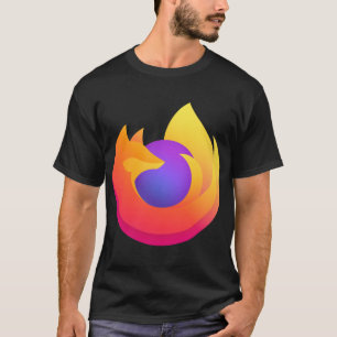 T-shirt Nouveau Autocollant de logo Firefox 2020