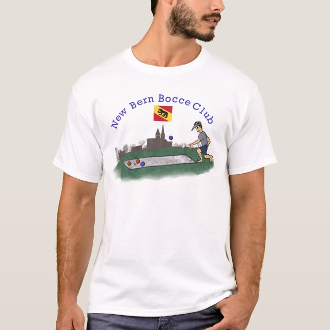 T-shirt Nouveau Bern Bocce Club (Devant)