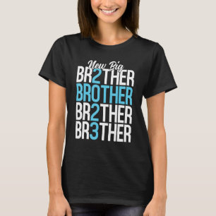 T-shirt Nouveau Big Brother 2023 Grossesse de frère bleu A