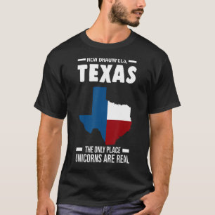 T-shirt Nouveau Braunfels, Texas Le Seul Etat Des Etats-Un