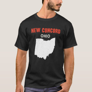 T-shirt Nouveau Concord Ohio USA State America Travel Ohio