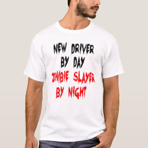 T-shirt Nouveau conducteur Zombie plaisanter