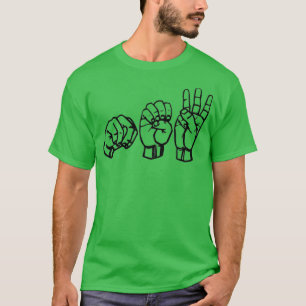 T-shirt Nouveau dans ASL