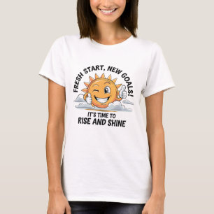 T-shirt Nouveau Début, nouveaux objectifs ! - Monter et br