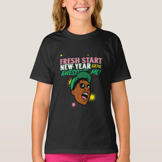 T-shirt Nouveau Début Nouvel An Comme Je Suis Génial! (Devant)