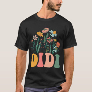 T-shirt Nouveau Fleur sauvage Didi Premier Baby shower d'a