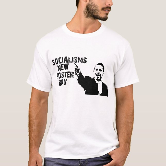 T-SHIRT NOUVEAU GARÇON D'AFFICHE DE SOCIALISME (Devant)