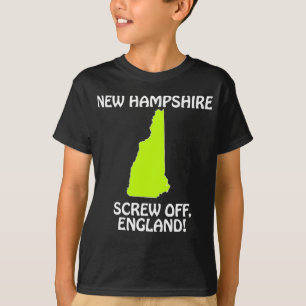 T-shirt Nouveau Hampshire - Allez vous faire voir, Anglete