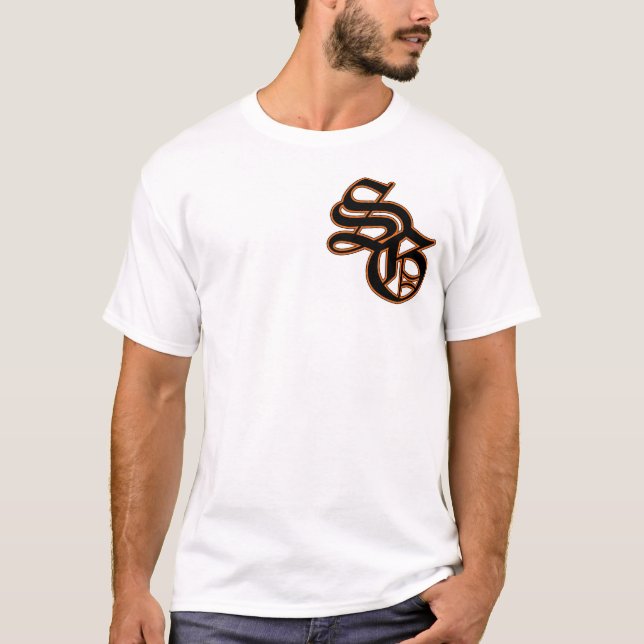 T-shirt Nouveau logo (couleurs de SF) (Devant)