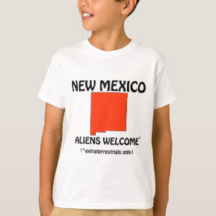 T-shirt Nouveau-Mexique - Les Aliens Sont les Bienvenus