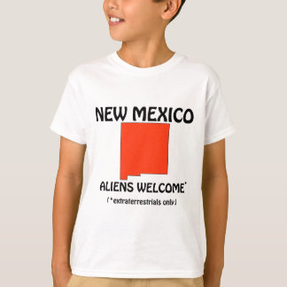 T-shirt Nouveau-Mexique - Les Aliens Sont les Bienvenus