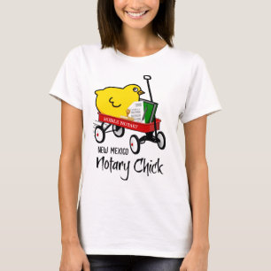 T-shirt Nouveau Mexique Mobile Noir Chick Red Wagon