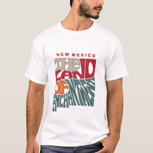 T-shirt Nouveau Mexique Nickname Word Art