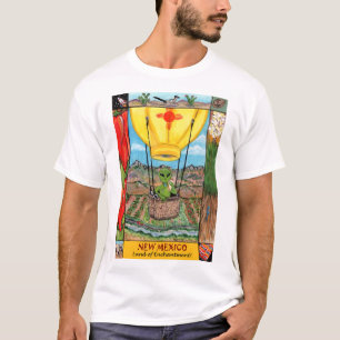 T-shirt Nouveau-Mexique Roswell Alien Funny Hot Air Balloo