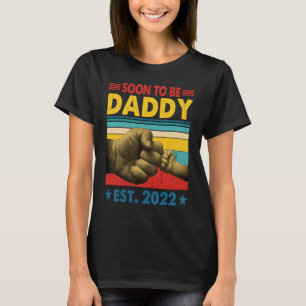 T-shirt Nouveau Papa Pour La Première Fois Bientôt Être Pa