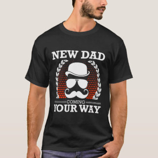 T-shirt Nouveau Papa Venant Votre Chemin Papa Enfants Père