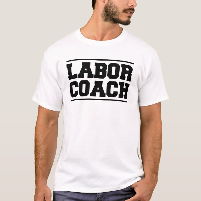 T-shirt Nouveau père - Entraîneur de travail (Devant)