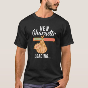 T-shirt Nouveau personnage Chargement bébé Révéler fière e