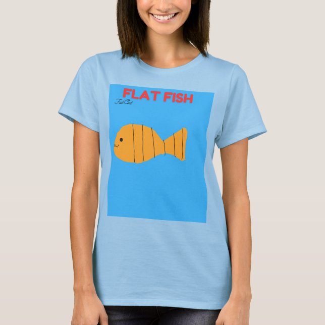 T-shirt Nouveau plat poisson gras chat ami femmes (Devant)