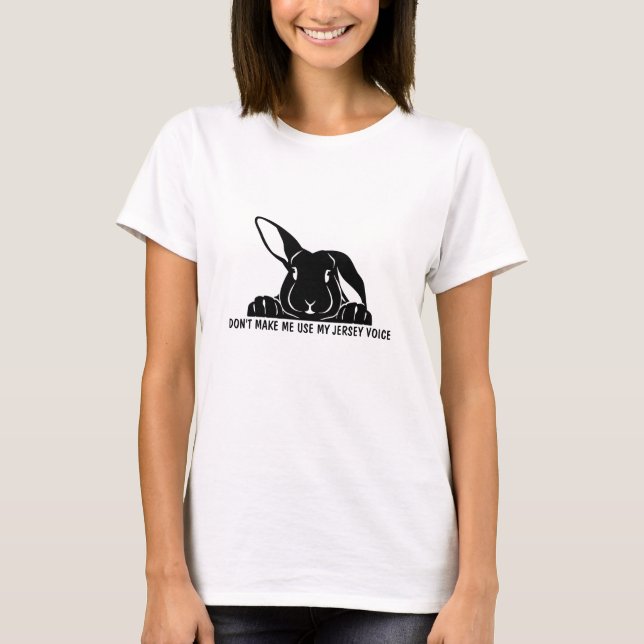 T-SHIRT NOUVEAU TEE - SHIRT JERSEY FUNNY RABBIT (Devant)