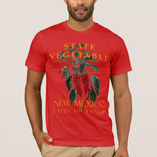 T-shirt Nouveau Territoire du Mexique Légume Le Chili