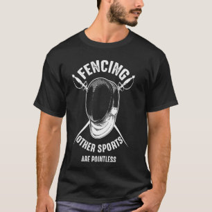 T-shirt Nouveauté Sportive d'Escrime Pour Hommes Femmes Es
